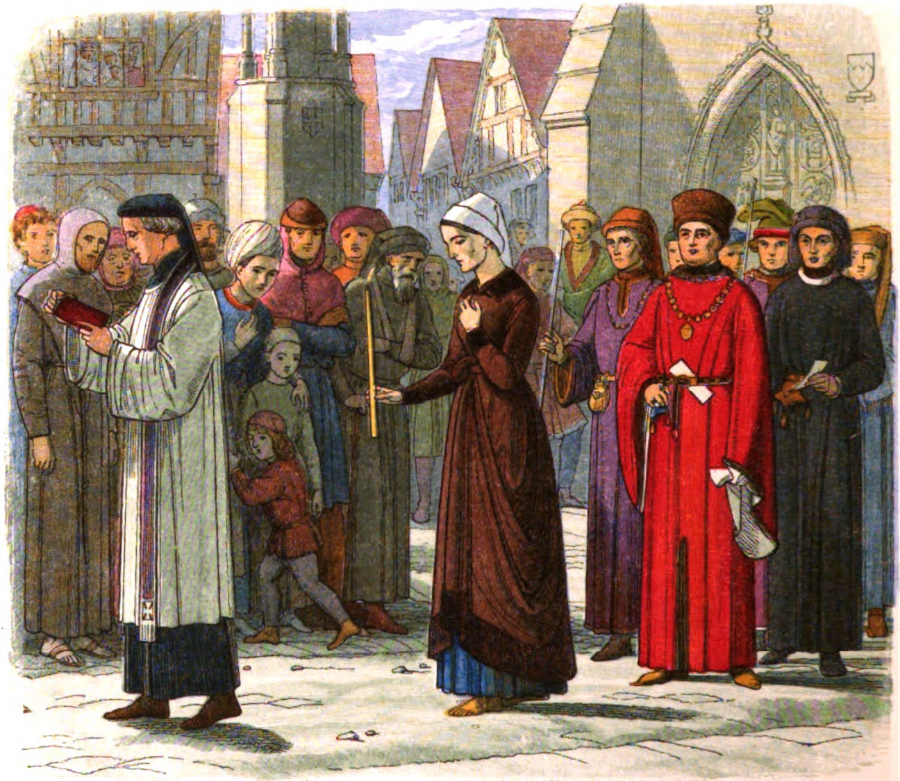 a_chronicle_of_england_-_page_392_-_the_duchess_of_gloucester_does_penance