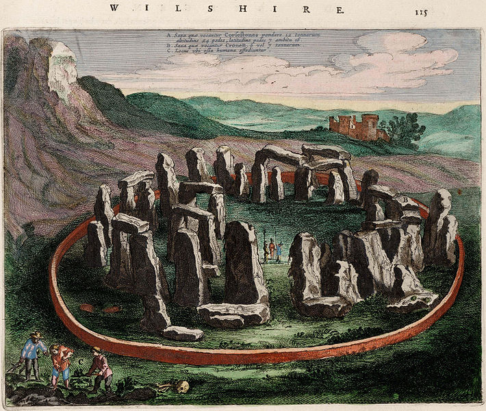710px-Stonehenge_-_Wiltonia_sive_Comitatus_Wiltoniensis;_Anglice_Wilshire_(Atlas_van_Loon)