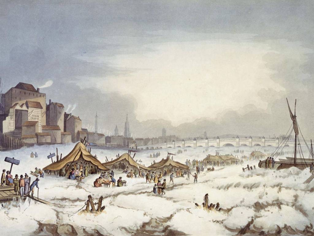 When The Thames Froze Over: The ‘Little Ice Age’ Thames Frost Fairs