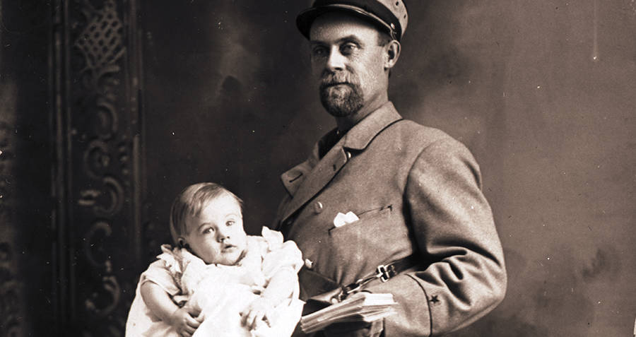 A Brief Moment of History: When People Posted Babies