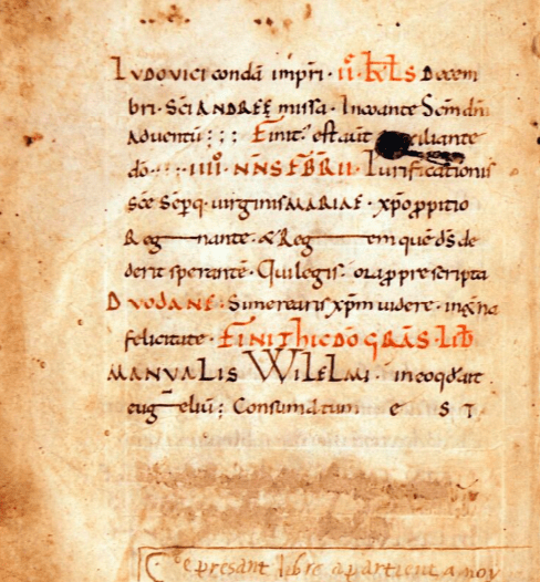 Historical Objects: Duchess Dhuoda and the Liber Manualis
